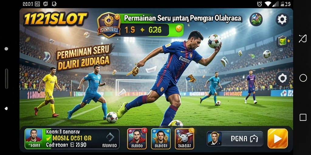 Tampilan gameplay menarik dari 1121SLOT dengan berbagai fitur olahraga.