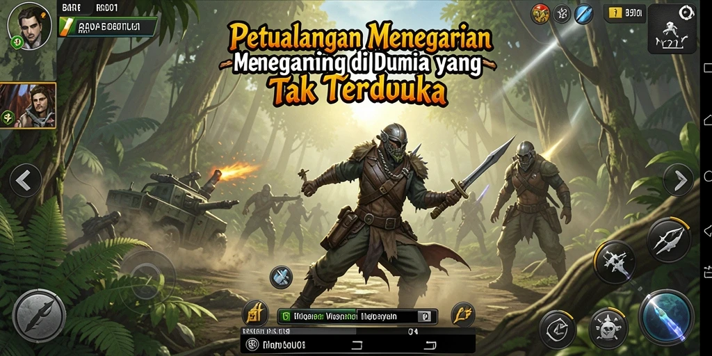 Tangkapan layar BARU01 menampilkan aksi seru dalam petualangan.