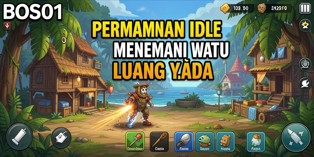Tampilan gameplay BOS01 yang mengasyikkan dan memikat.