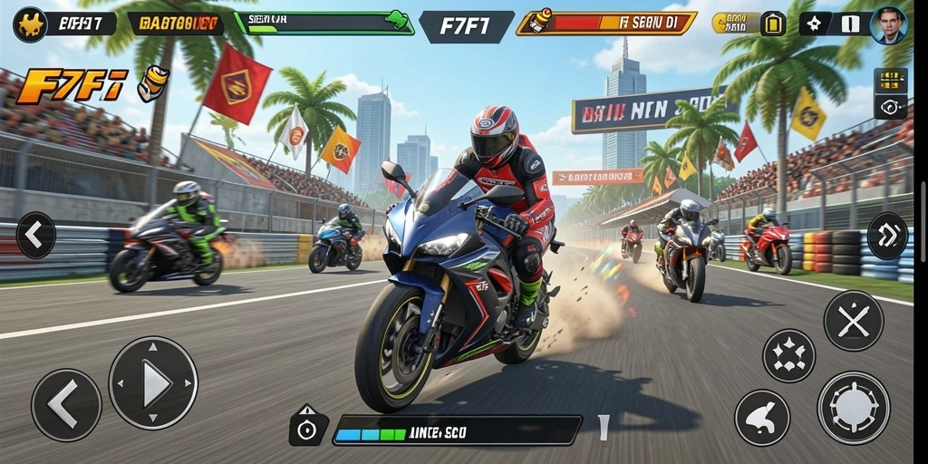 Lihat aksi balapan motor dalam F7F7 yang mendebarkan.