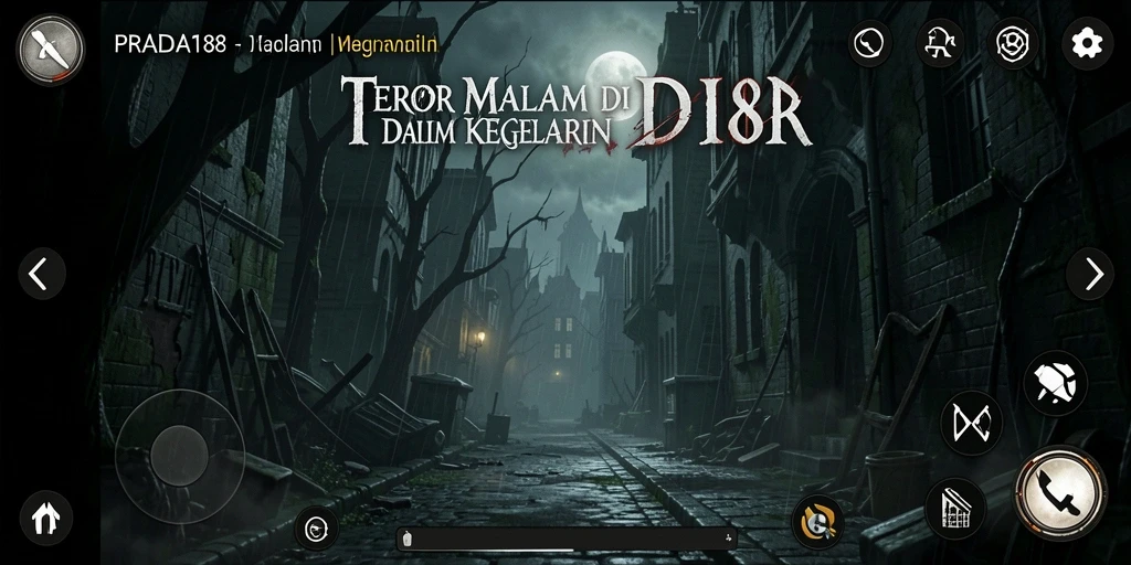 Tampilan gameplay PRADA188 yang menyeramkan dan menegangkan.
