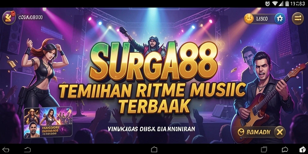 Tampilan gameplay menarik dengan suasana musik yang seru.